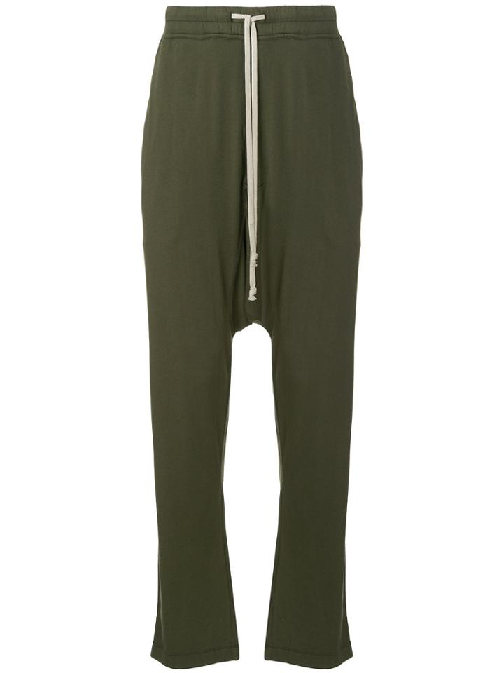 Rick Owens Drkshdw Drop Crotch Joggers - Green