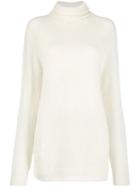 Ma'ry'ya Long-line Jumper - White