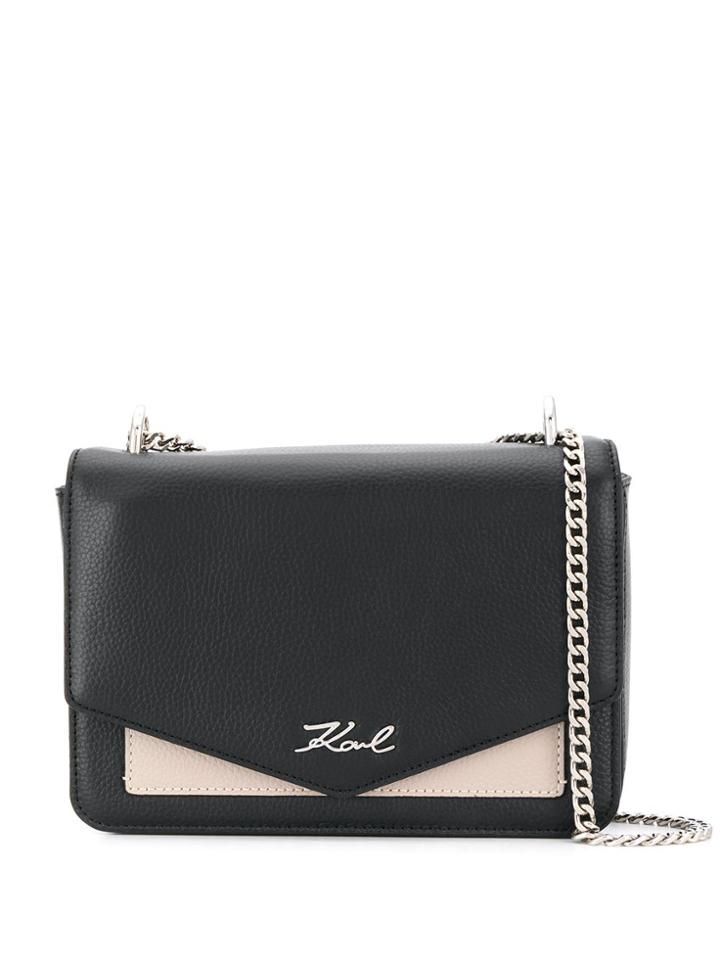 Karl Lagerfeld K/pocket Shoulder Bag - Black