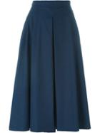 I M Isola Marras Panel Divided Skirt, Women's, Size: 40, Blue, Cotton