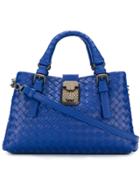 Bottega Veneta Intrecciato Weave Tote - Blue