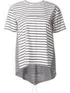 Astraet Multi Patterned Striped Crew Neck T-shirt