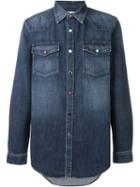 Givenchy Western Denim Shirt, Men's, Size: S, Blue, Cotton