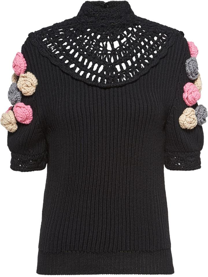 Miu Miu Wool Pullover - Black