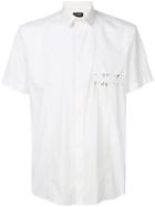 Les Hommes Lace-up Detail Shirt - White