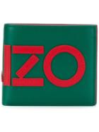 Kenzo Bi-fold Logo Wallet - Green
