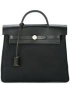 Hermès Vintage Her Bag 2 In 1 Backpack - Black