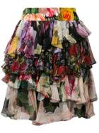 Dolce & Gabbana Short Ruffled Skirt - Black