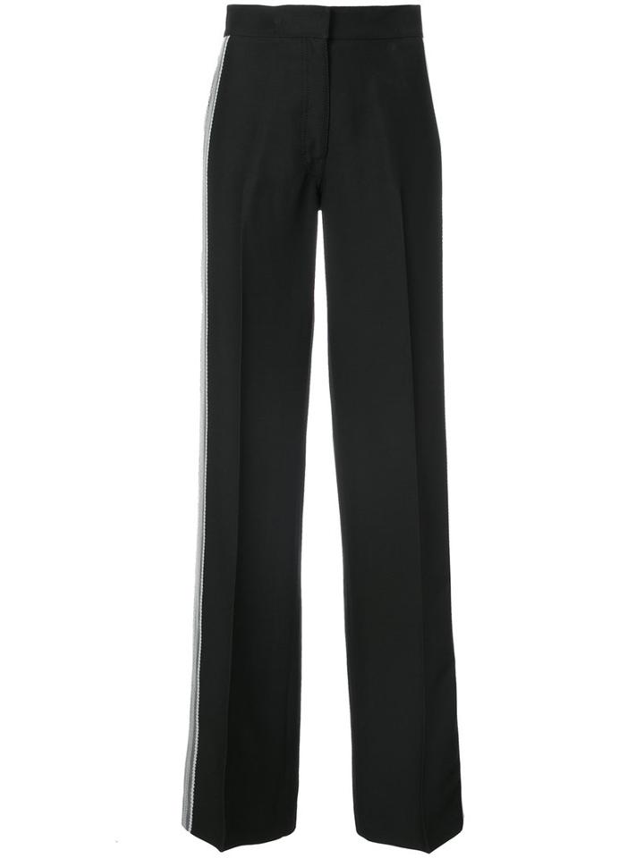 Side Stripe Trousers - Women - Viscose - 40, Black, Viscose, Derek Lam