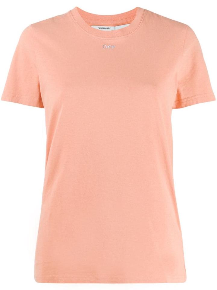 Off-white Embellished Arrows T-shirt - Orange