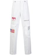 Heron Preston Nasa Wide Leg Trousers - White