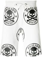 Philipp Plein - Graphic Printed Shorts - Men - Cotton - S, White, Cotton