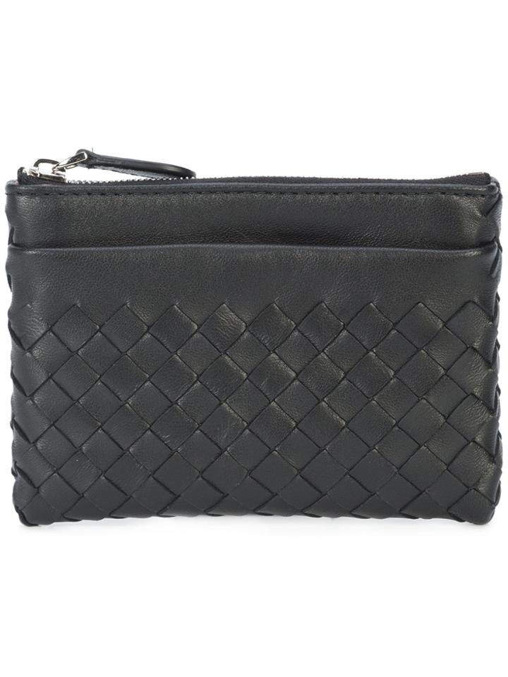 Bottega Veneta Woven Purse - Black
