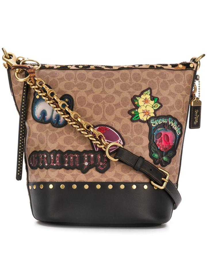 Coach Patchwork Square Shoulder Bag - Neutrals