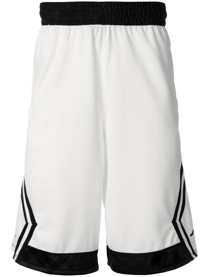 Nike Jordan Rise Diamond Basketball Shorts - White