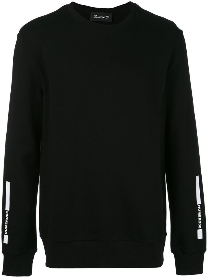Numero00 - Regular Sweatshirt - Men - Cotton - S, Black, Cotton