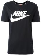 Nike Logo Print T-shirt - Black