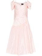 Simone Rocha Taffeta Gathered Dress - Pink