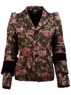 Comme Des Garçons Floral Jacquard Blazer