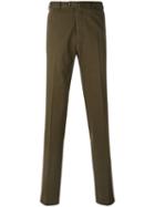 Loro Piana - Straight Pleated Trousers - Men - Cotton - 46, Brown, Cotton