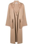 Jil Sander Cargo Pocket Coat - Nude & Neutrals
