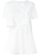 Marni Asymmetric Top, Women's, Size: 44, White, Cotton