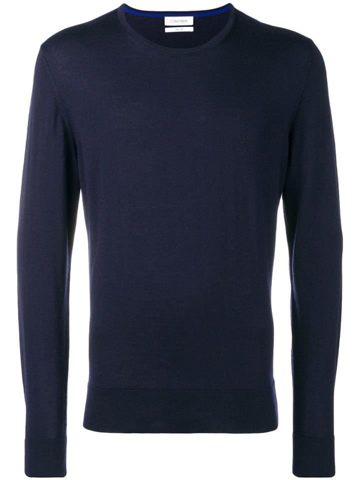 Calvin Klein Crew Neck Jumper - Blue
