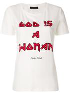 Frankie Morello God Is A Woman T-shirt - White
