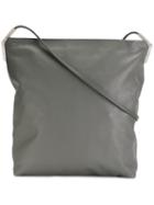 Rick Owens - Adri Crossbody Bag - Women - Cotton/leather - One Size, Women's, Grey, Cotton/leather