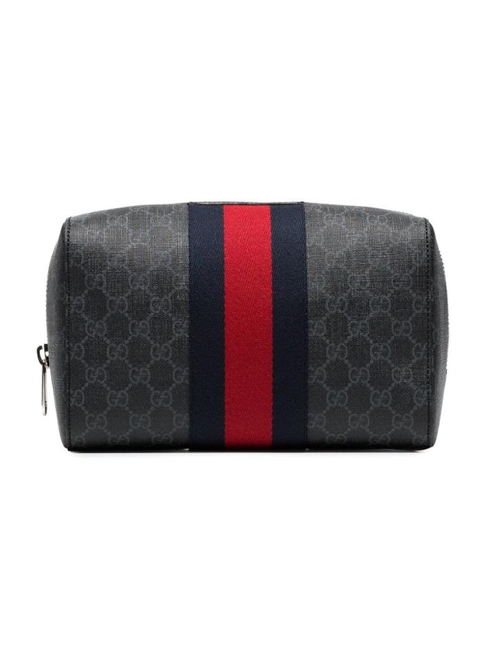 Gucci Gg Supreme Wash Bag - Grey