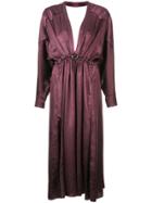 Jonathan Simkhai Drawstring Waist Dress - Red