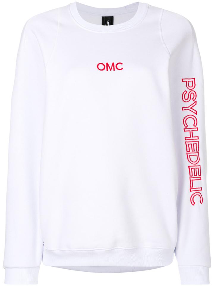 Omc Logo Patch Sweatshirt - White
