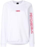 Omc Logo Patch Sweatshirt - White