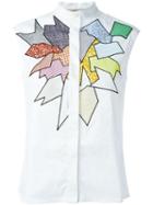 Christopher Kane Patchwork Detail Blouse