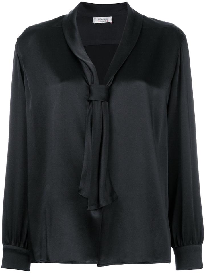 Yves Saint Laurent Vintage Fluid Top - Black
