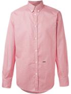 Dsquared2 Houndstooth Print Button Down Collar Shirt