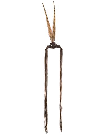 Caravana Moo Double Feather Headband - Brown
