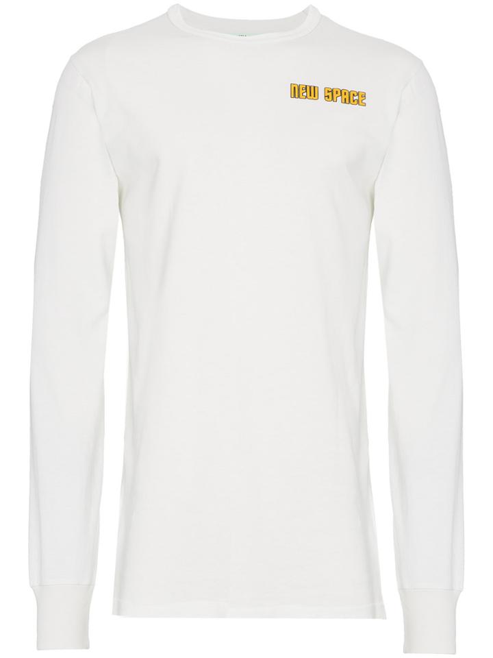 Off-white So Far On Deck Print Cotton T Shirt