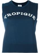 Zoe Karssen Tropique Print Tank Top