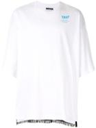 Yoshiokubo Fringed Hem T-shirt - White