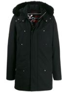 Moose Knuckles Stirling Padded Parka Coat - Black