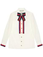 Gucci - Cotton Poplin Shirt - Women - Cotton - 44, White, Cotton