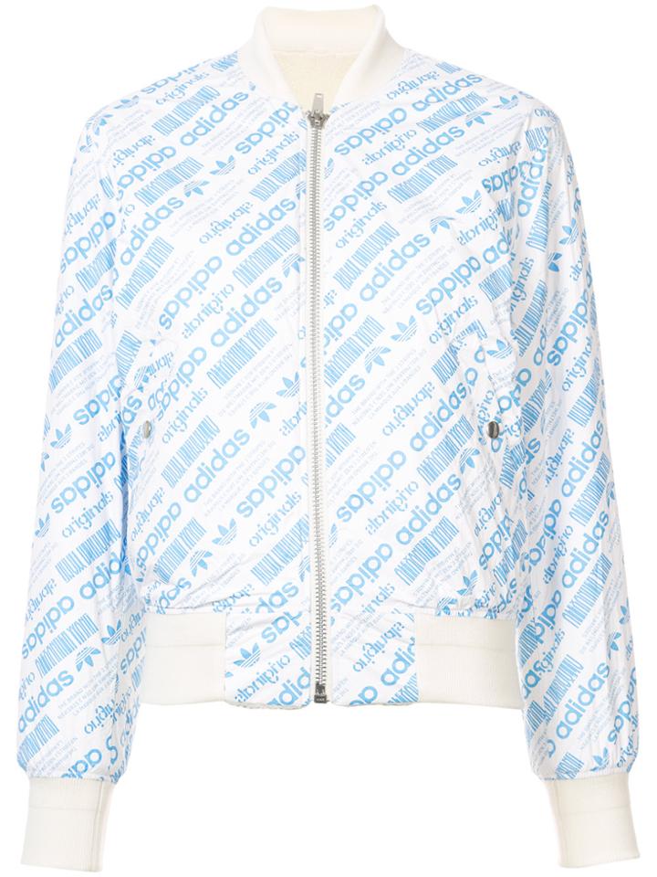 Adidas Reversible Bomber Jacket - White