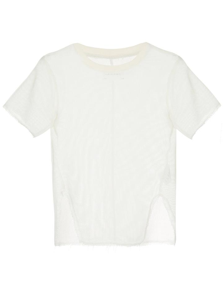 Song For The Mute Front Split T-shirt - White