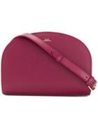 A.p.c. Half Moon Shoulder Bag - Red