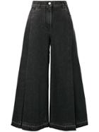 Valentino Wide-leg Jeans - Black