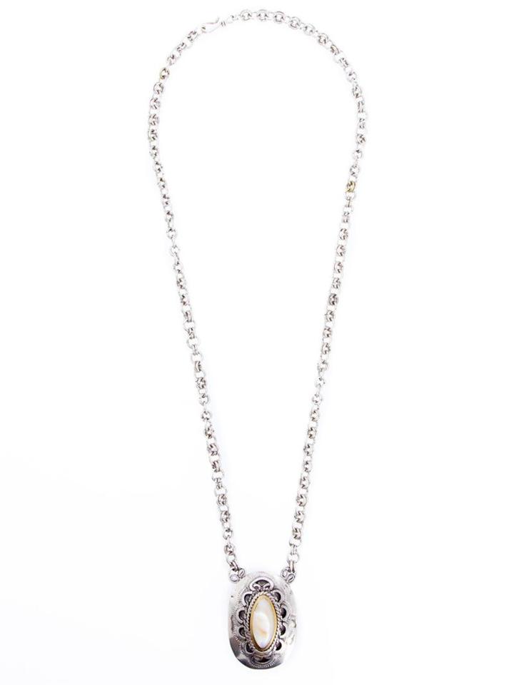 Xaa Pendant Necklace, Women's, Metallic
