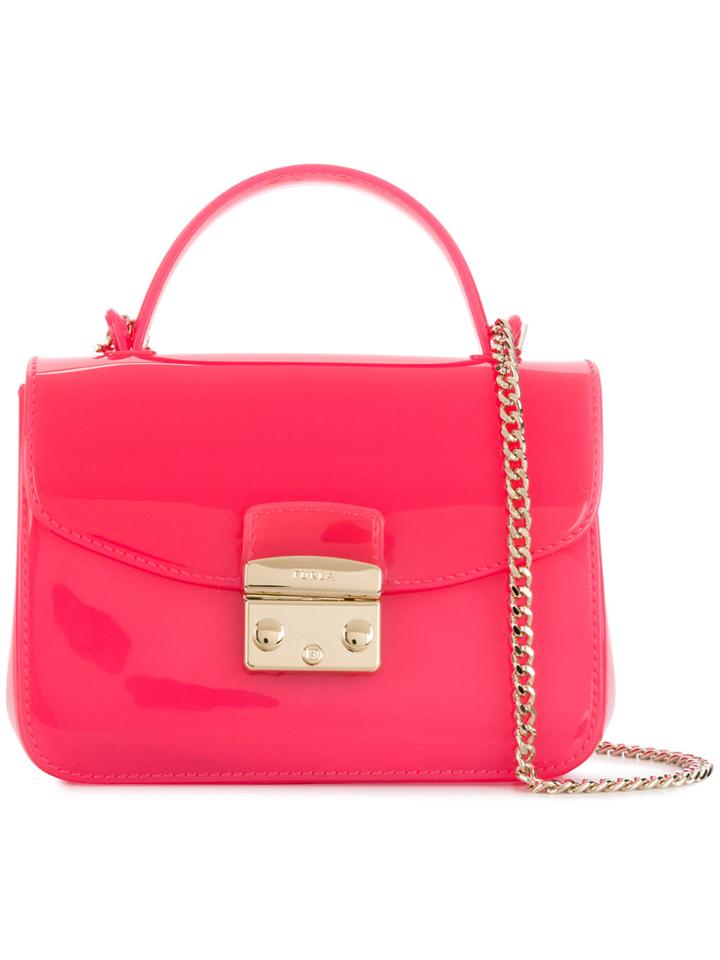 Furla Mini Mango Cross Body Bag - Pink & Purple