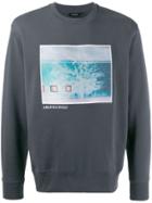 J.lindeberg Hurl Graphic Print Sweatshirt - Grey