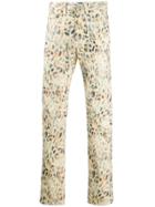 Napa By Martine Rose Fantasy Leopard Print Trousers - Yellow
